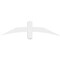Ekena Millwork Bellingham Architectural Grade PVC Gable Bracket, 48"W x 12"H x 4"D x 4"F, 6/12 Pitch GBP048X12X0404BEL00 - alternate 2